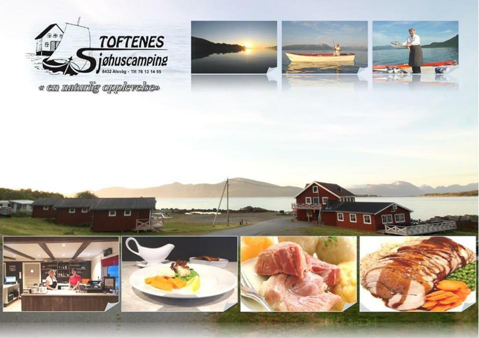 Toftenes Sjohuscamping Alsvåg Exterior foto